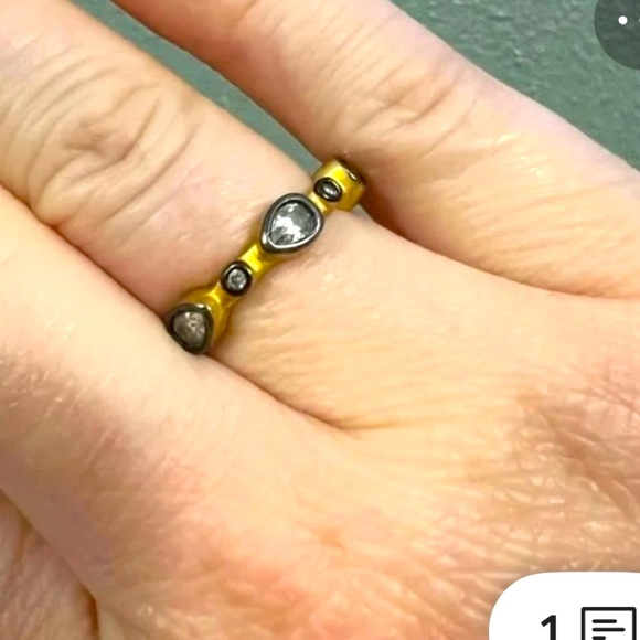 Freida Rothman Jewelry - NFS TRADE PENDING Freida Rothman stunning, stackable ring, EUC